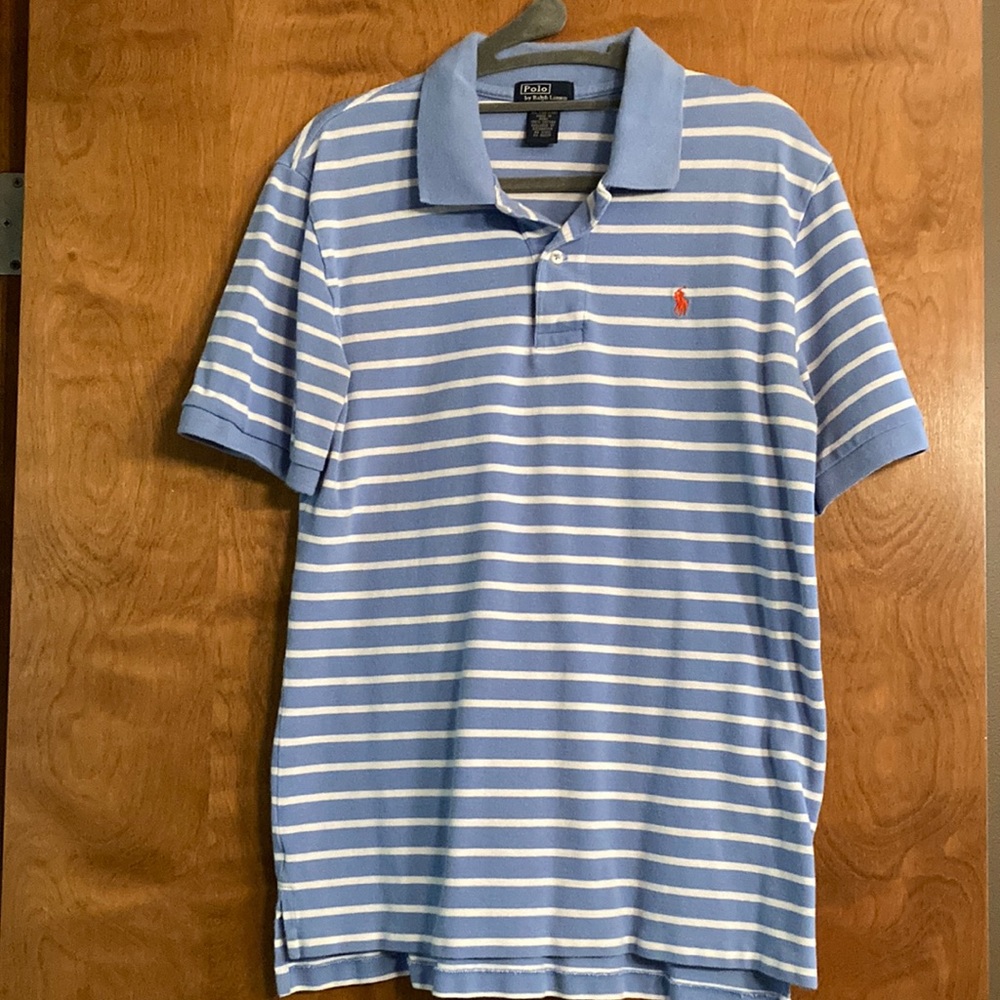 Teen Boys Polo by Ralph Lauren woven cotton polo shirt Size XL 18-20